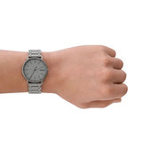 Skagen Signatur Three-Hand Charcoal Stainless Steel Bracelet Men's Watch | SKW6913 | Time Watch Specialists