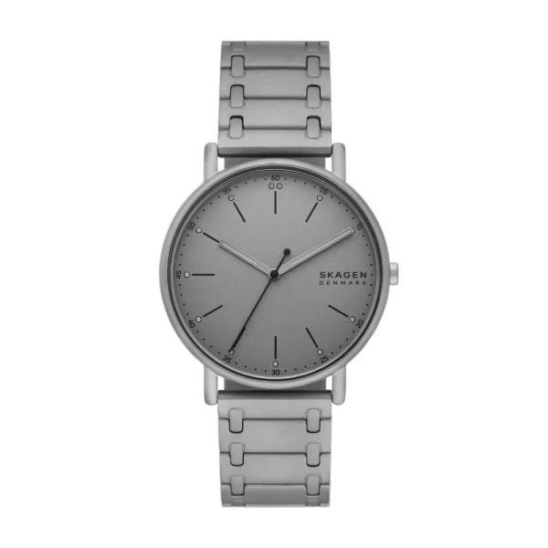 Skagen Signatur Three - Hand Charcoal Stainless Steel Bracelet Men's Watch | SKW6913 | TIME Watches