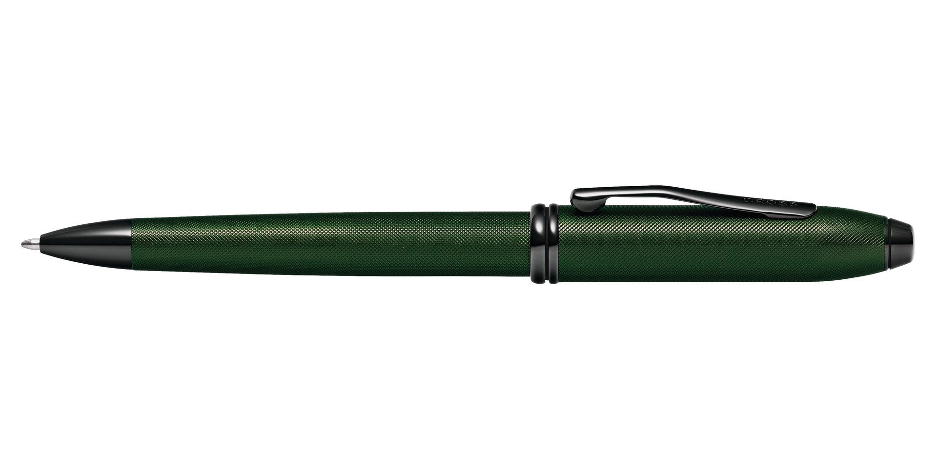 CROSS Townsend Matte Green PVD Micro-knurl Ballpoint Pen | AT0042-63