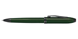 CROSS Townsend Matte Green PVD Micro-knurl Ballpoint Pen | AT0042-63
