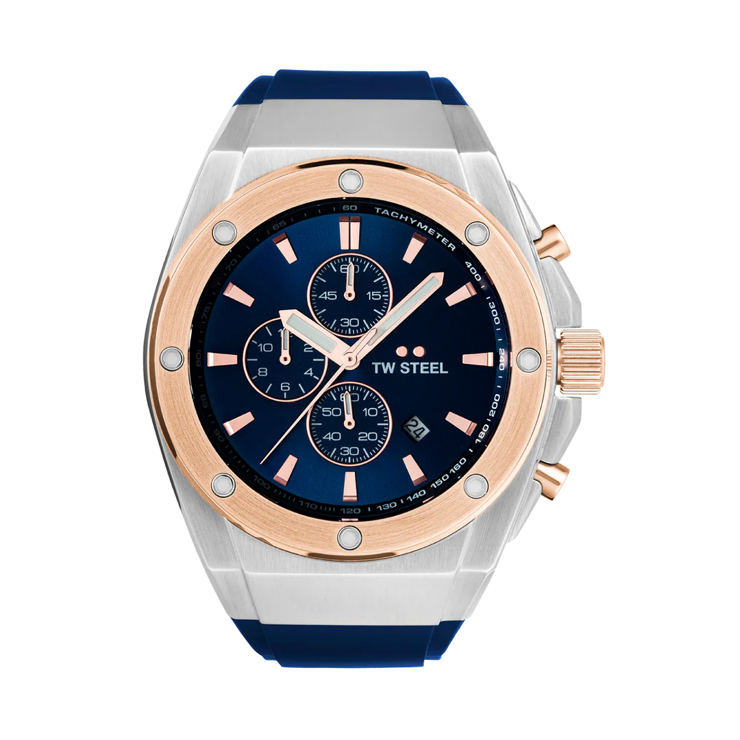 TW Steel Chronograph Blue Dial Unisex Watch | CE4105