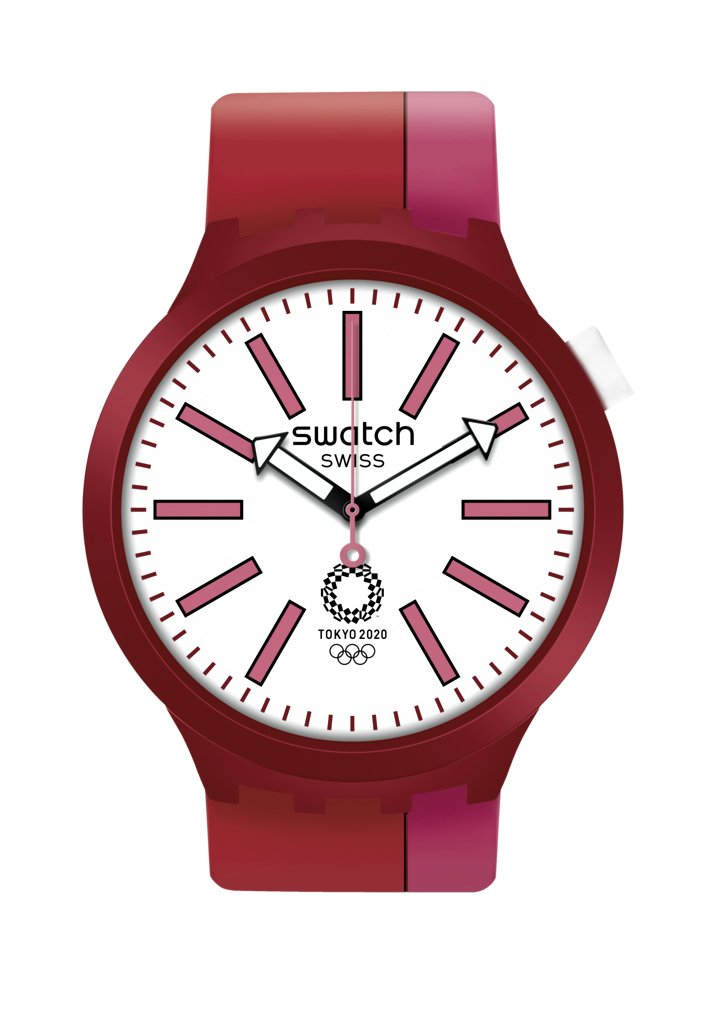 Swatch Bb Kurenai Red Silicone Unisex Watch | SO27Z101 | Time Watch Specialists