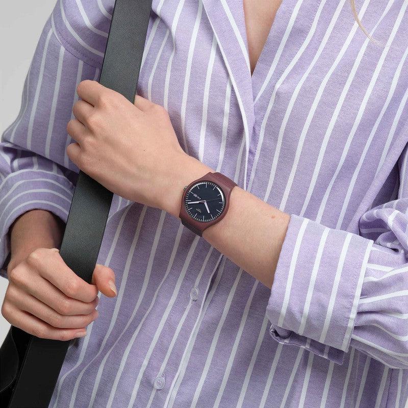 Swatch BURGUNDY BERRY Unisex Watch | SO29R707 | Time Watch Specialists
