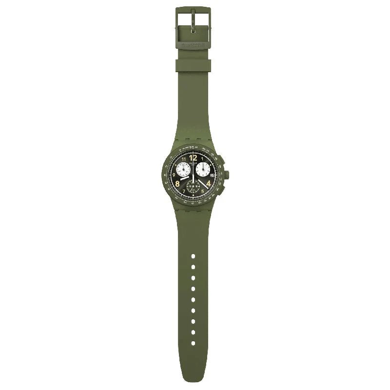 Swatch NOTHING BASIC ABOUT GREEN Men's Watch | SUSG406 | Time Watch Specialists