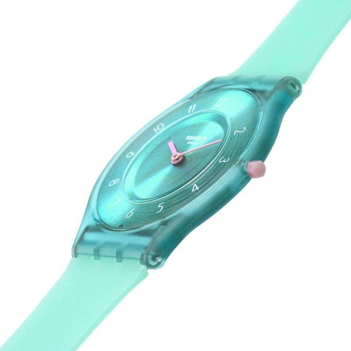 Swatch PASTELICIOUS TEAL Women's Watch | SS08L100 | Time Watch Specialists