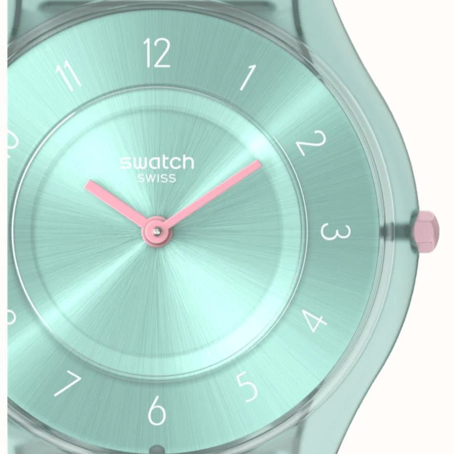 Swatch PASTELICIOUS TEAL Women's Watch | SS08L100 | Time Watch Specialists
