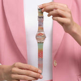 Swatch - Turner's Scarlet Sunset Unisex Watch | SO28Z700 | Time Watch Specialists