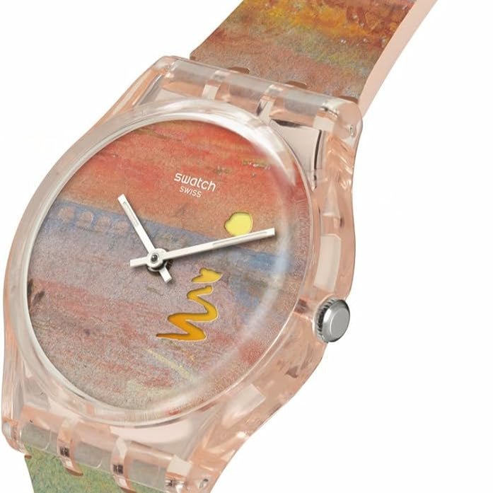Swatch - Turner's Scarlet Sunset Unisex Watch | SO28Z700 | Time Watch Specialists