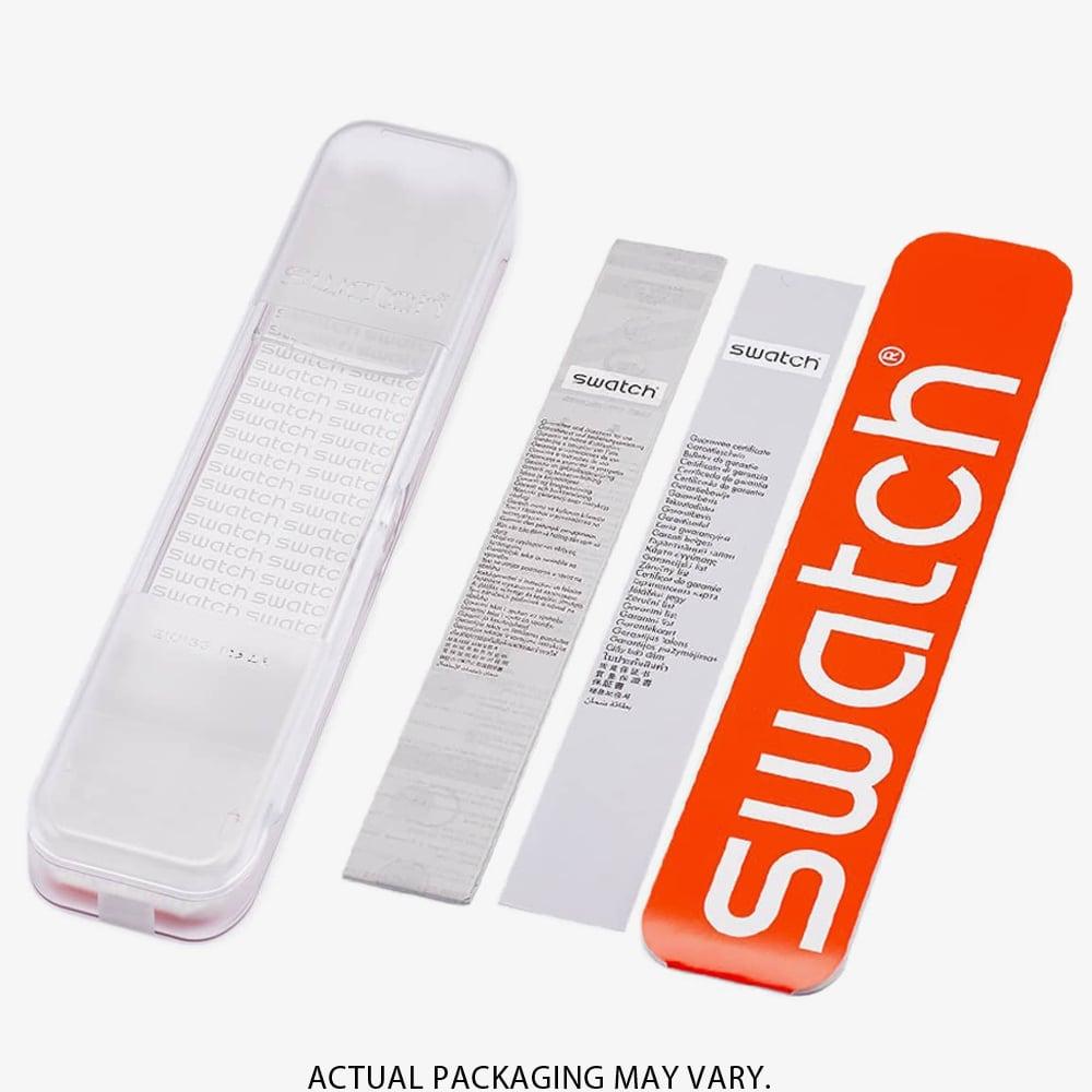Swatch Bioceramic What If All White Unisex Watch | SO34W700