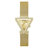Guess Gold Tone Triangle Women's Watch | GW0508L2