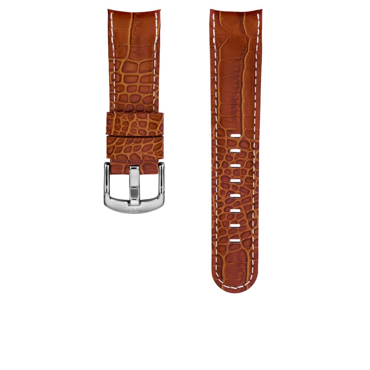 TW Steel Brown Leather Sandalo Strap | Fits 48mm Case | 24mm Lug Width | TWB117 | TIME Watches