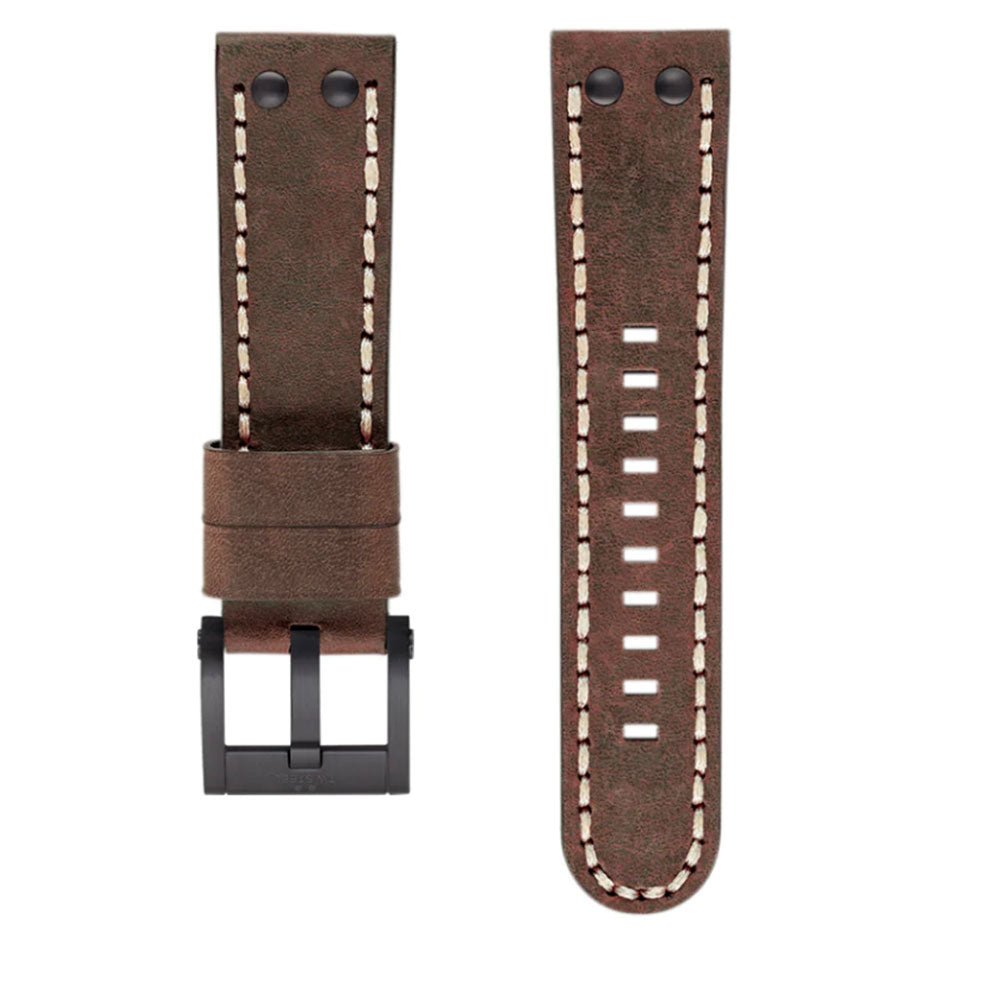 TW Steel Dark Brown Leather Strap | 24mm Lug Width | CHSB1 | TIME Watches