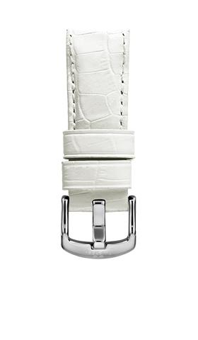 TW Steel White Leather Alligator Print Strap | Fits 45mm Case | 22mm Lug Width | TWB118 | TIME Watches