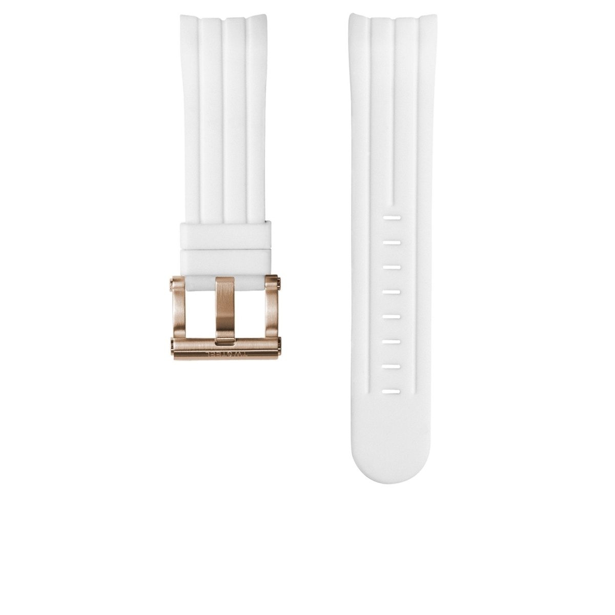 TW Steel White Silicon Strap | Fits 48mm Case | 24mm Lug Width | TWB135 | TIME Watches
