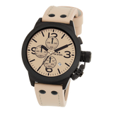 TW Steel Beige Black Chrono Men's Watch | CS117