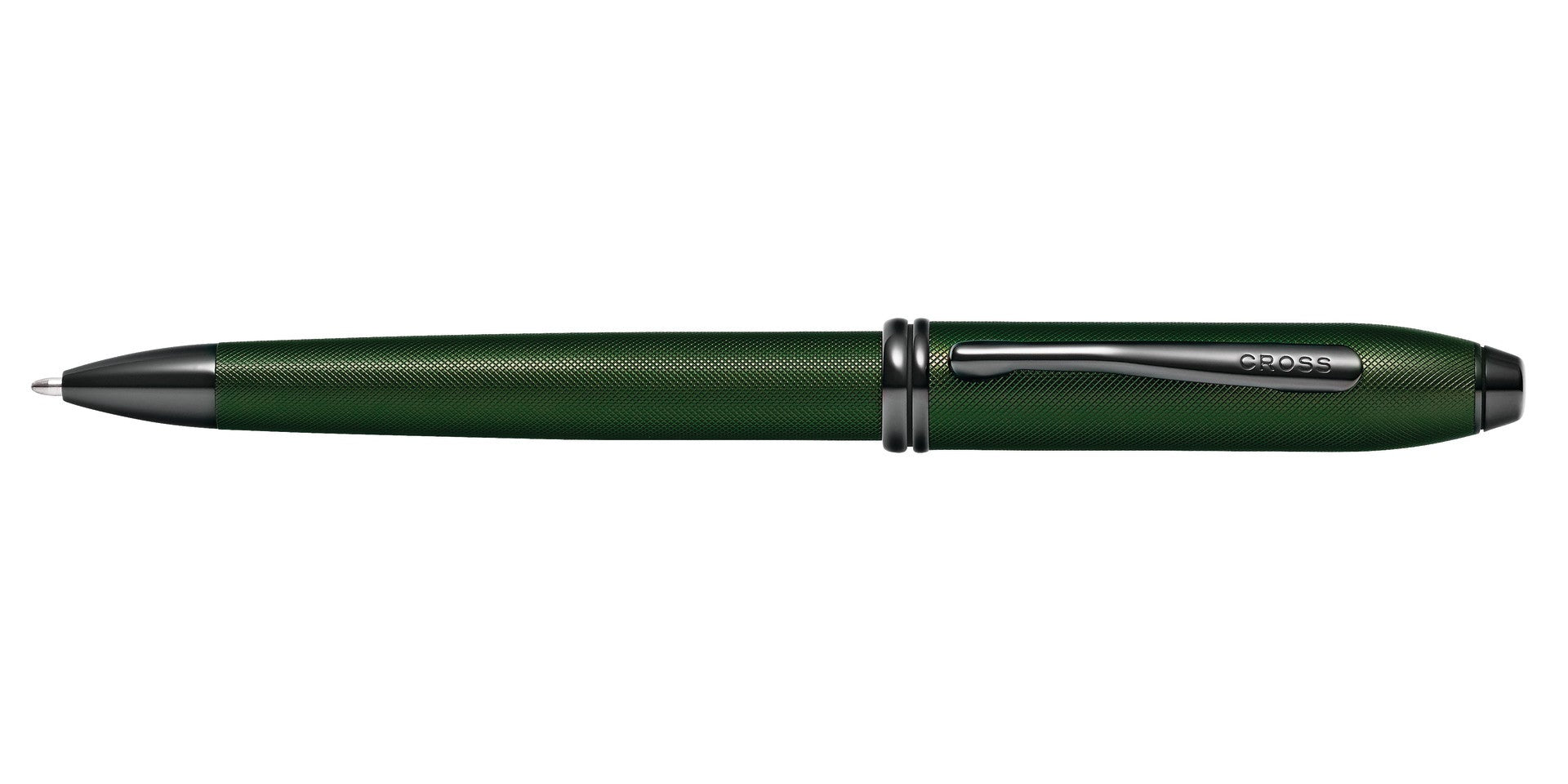 CROSS Townsend Matte Green PVD Micro-knurl Ballpoint Pen | AT0042-63