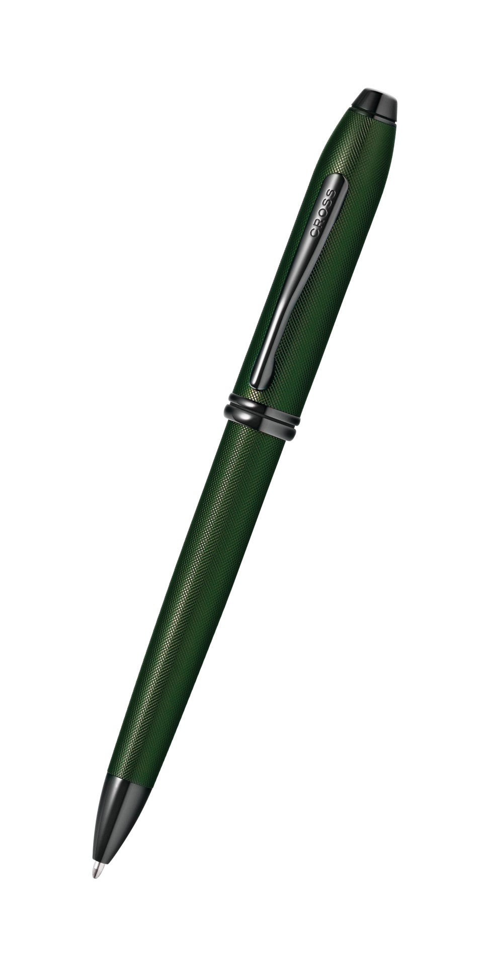CROSS Townsend Matte Green PVD Micro-knurl Ballpoint Pen | AT0042-63