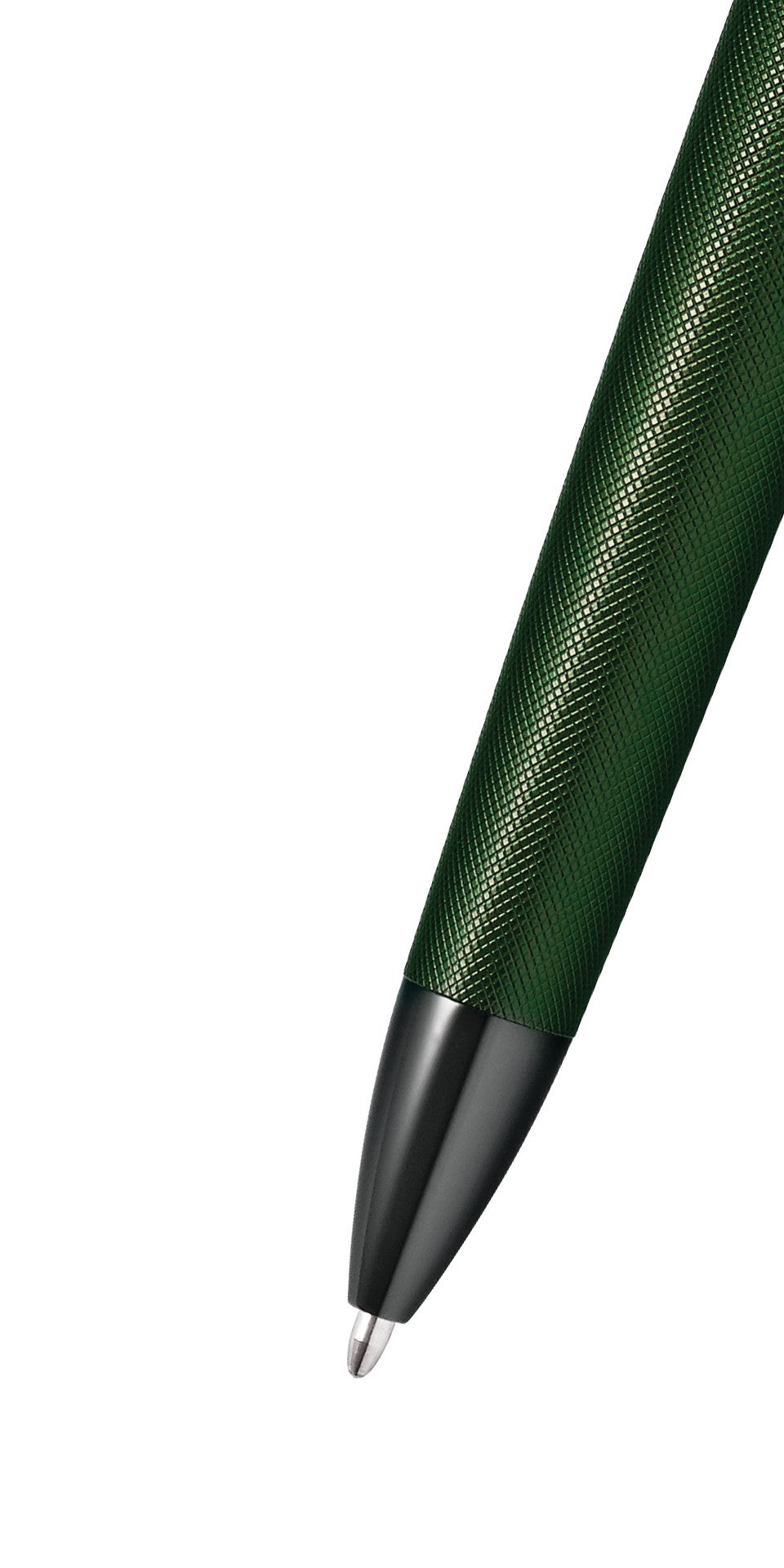 CROSS Townsend Matte Green PVD Micro-knurl Ballpoint Pen | AT0042-63