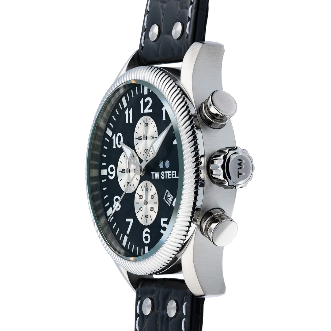 TW Steel Black & Silver Volante Men’s Watch | VS110