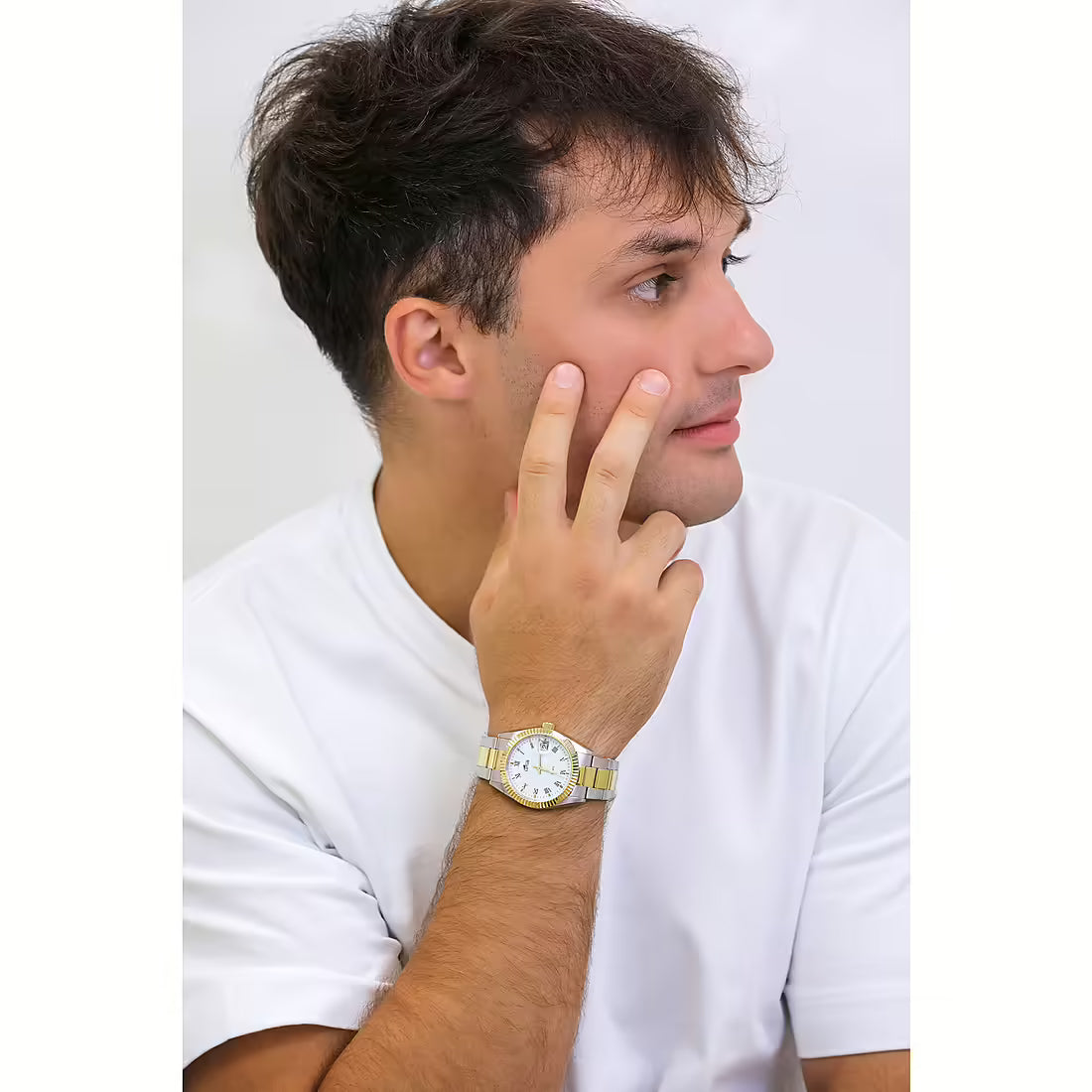 Lotus Freedom GTS 37mm Rose Gold Stainless Steel White Dial Men's Watch | 15197/1