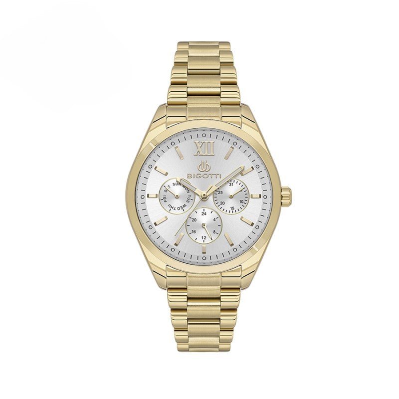 Wrong Bigotti Rose Gold Multi - Dial Men's Watch | BG.1.10566 - 2 | TIME Watches
