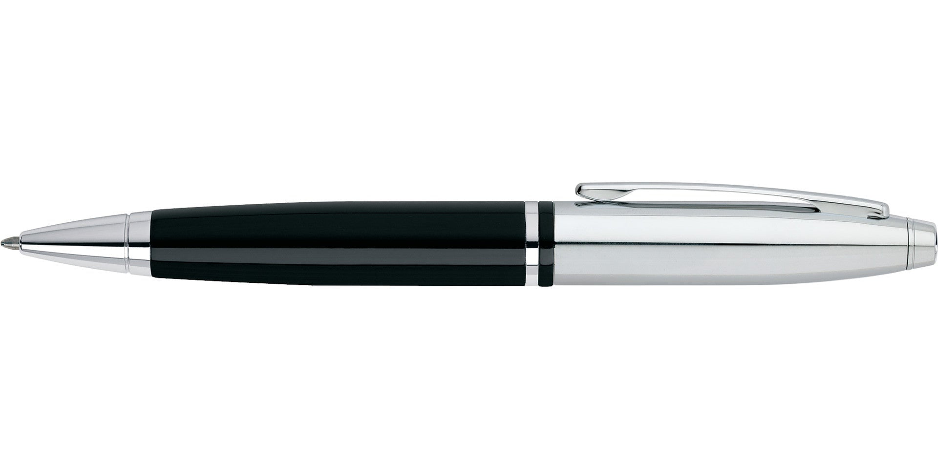 CROSS Calais Chrome & Black Lacquer Ballpoint Pen | AT0112-2