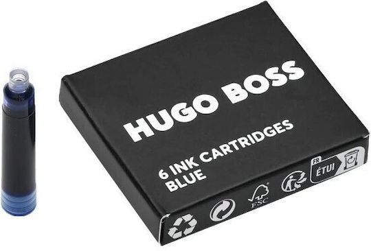 HUGO BOSS Set of 6 Pen Refills Blue | HPR921B