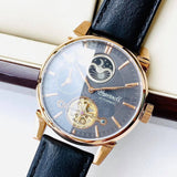 Ingersoll Automatic The Swing Grey Multi Dial Black Leather Men's Watch | I07502