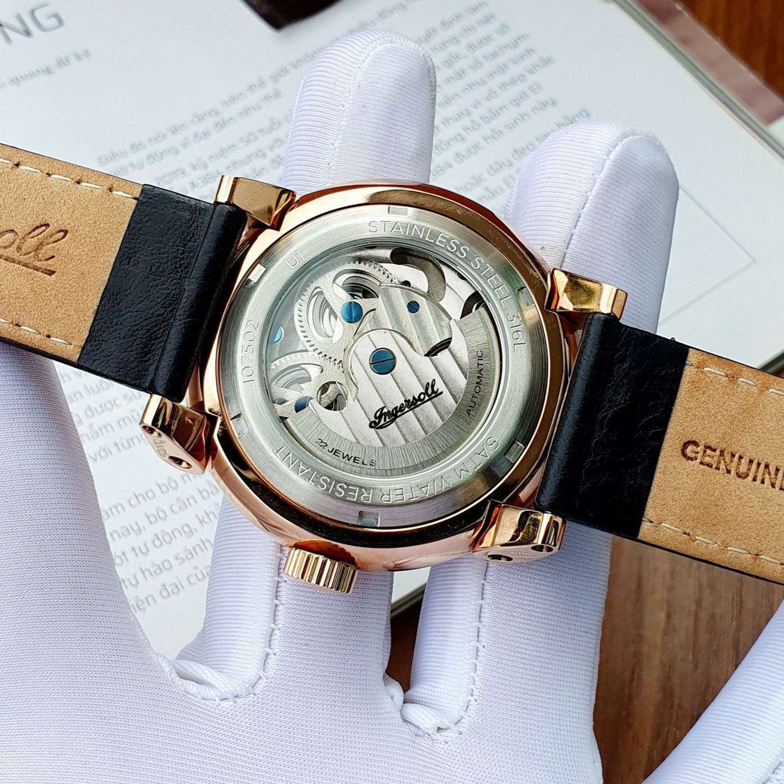 Ingersoll Automatic The Swing Grey Multi Dial Black Leather Men's Watch | I07502