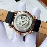 Ingersoll Automatic The Swing Grey Multi Dial Black Leather Men's Watch | I07502