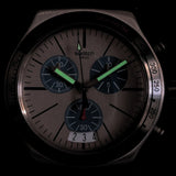 Swatch Blau Me On Silver Chronograph Men's Watch | YVS435