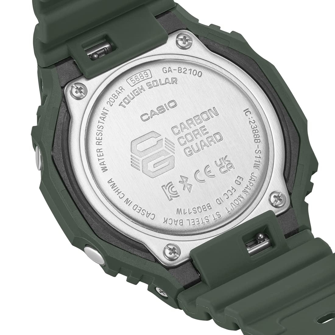 Casio G - Shock Analog - Digital Black Dial Men's Watch - GA | B2100 - 3ADR | TIME Watches