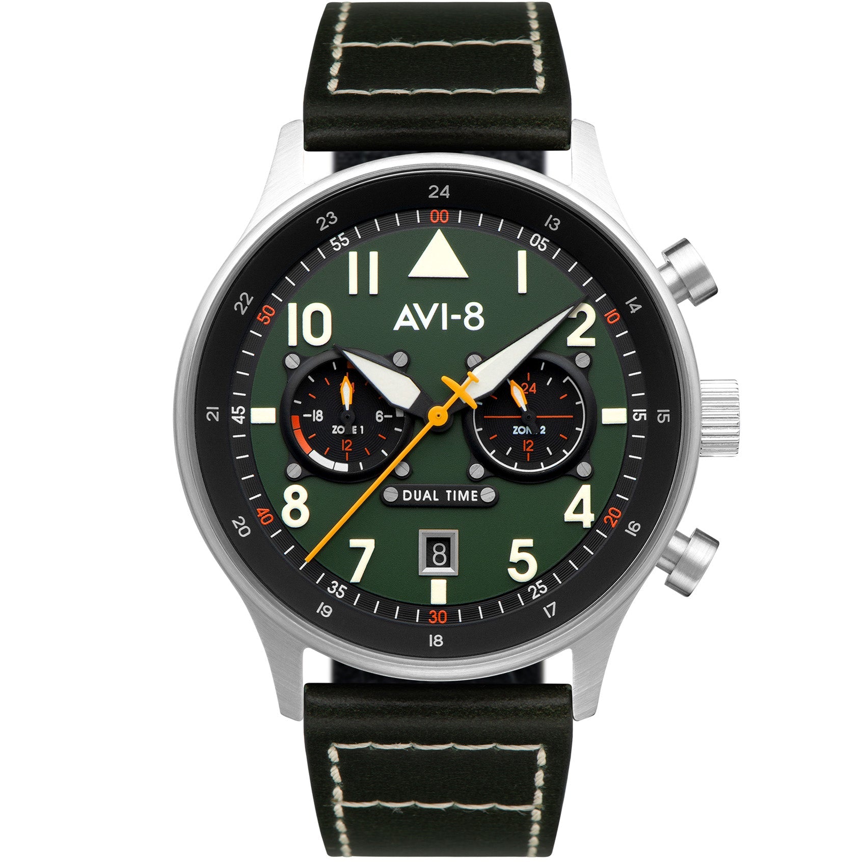 AVI-8 Hawker Hurricane Carey Dual Time Merville Men's Watch | AV-4088-02