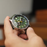 AVI-8 Hawker Hurricane Carey Dual Time Merville Men's Watch | AV-4088-02