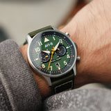 AVI-8 Hawker Hurricane Carey Dual Time Merville Men's Watch | AV-4088-02