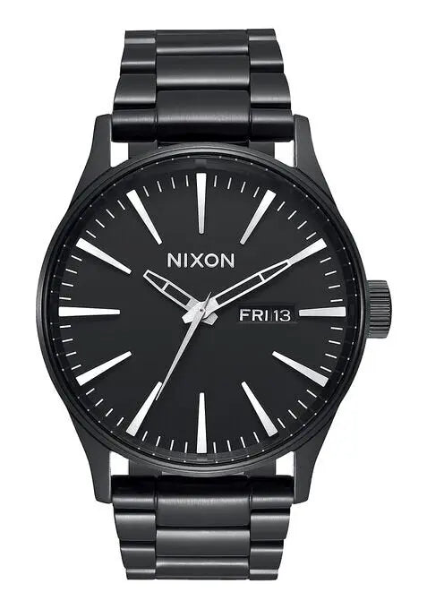Mens black sales nixon watch