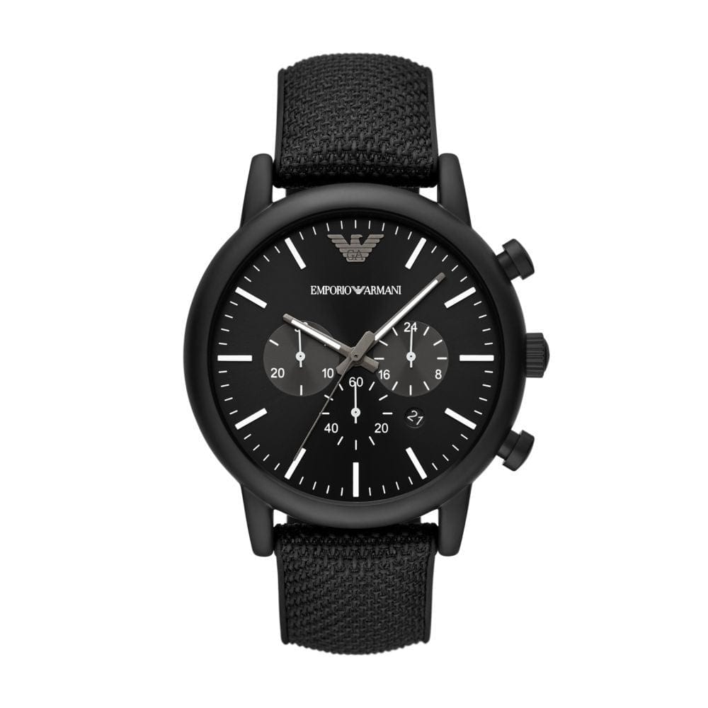Armani Black Nylon Men's Watch | AR11450 | TIME Watches