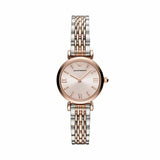 Armani Women's Gianni T-Bar Rose Gold Round Stainless Steel Watch AR11223 | Time Watch Specialists