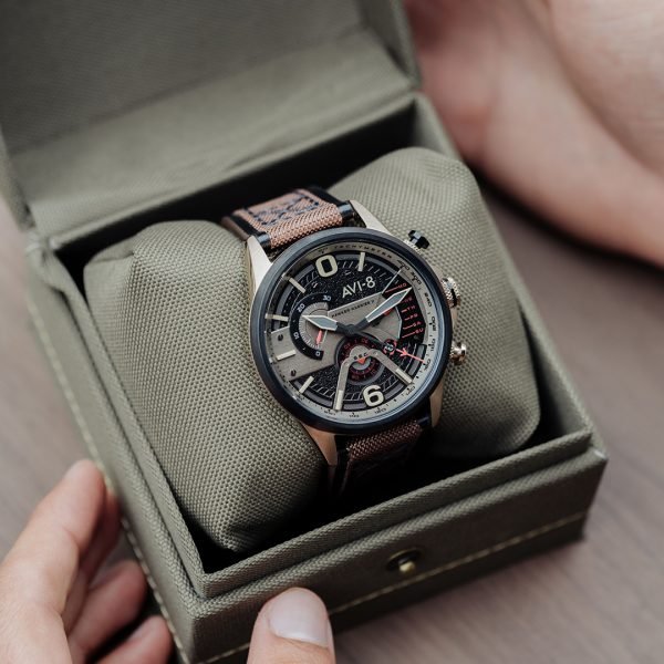 AVI-8 Hawker Harrier Dual Retro Chronograph Men's Watch | AV-4056-06 | Time Watch Specialists