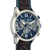AVI-8 Hawker Harrier II AV-4056-01 Silver Blue | Time Watch Specialists