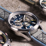 AVI-8 Hawker Harrier II AV-4056-01 Silver Blue | Time Watch Specialists