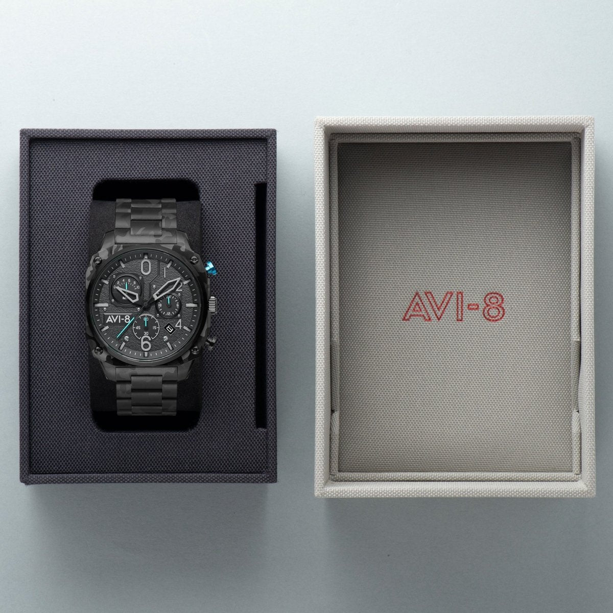 AVI-8 Hawker Hunter Retrograde Chronograph Night Camo Men's Watch | AV-4052-11 | Time Watch Specialists