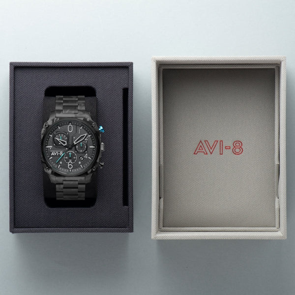 AVI-8 Hawker Hunter Retrograde Chronograph Night Camo Men's Watch | AV-4052-11
