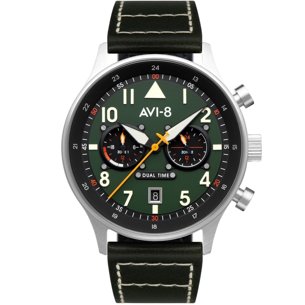 AVI - 8 Hawker Hurricane Carey Dual Time Merville Men's Watch | AV - 4088 - 02 | TIME Watches
