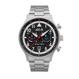 AVI-8 Hawker Hurricane Rangoon Carey Dual Time Men's Watch | AV-4088-11 | Time Watch Specialists