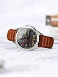 AVI-8 P-51 Mustang Hitchcock Automatic Meadow Brown Men's Watch | AV-4086-01 | Time Watch Specialists