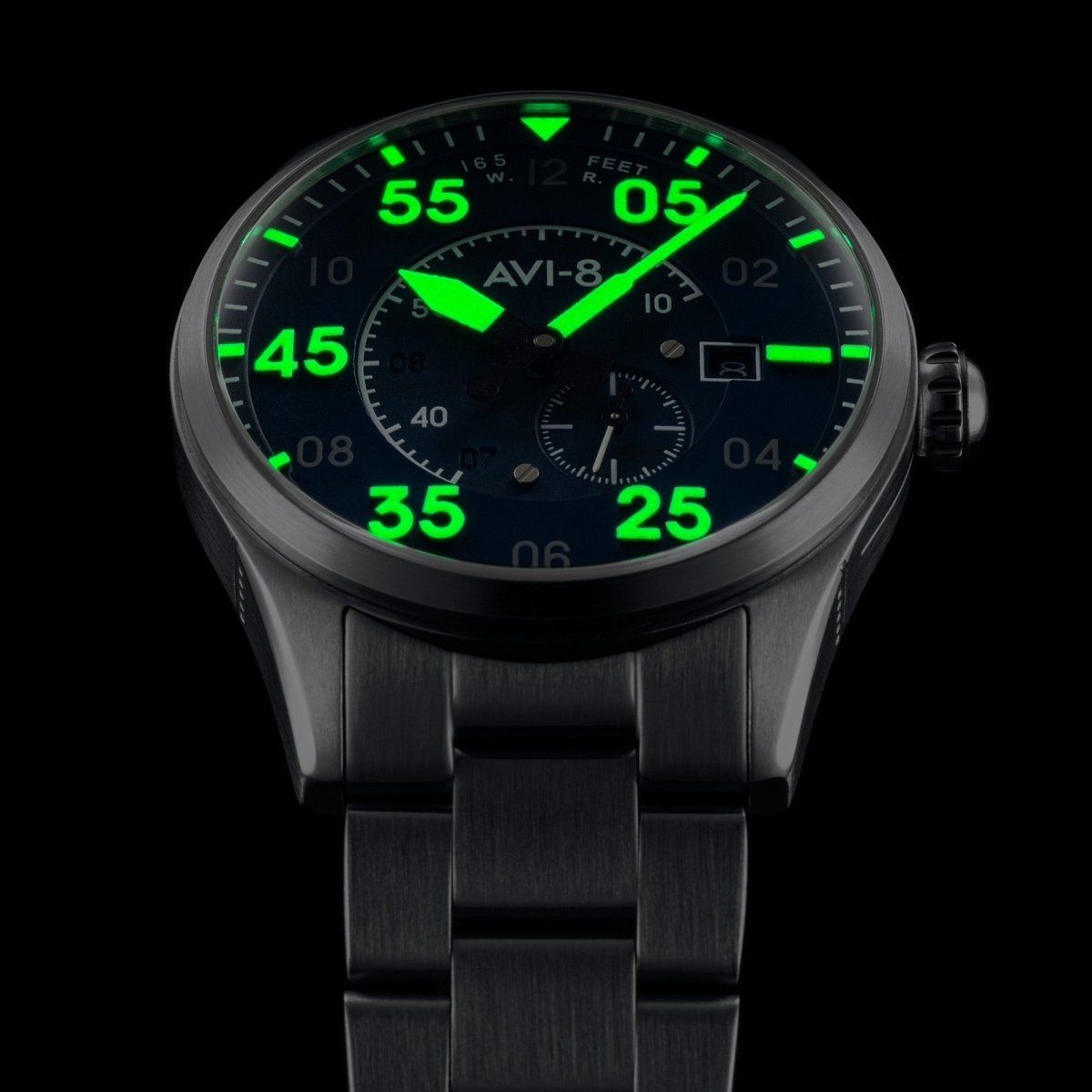 AVI-8 Spitfire Type 300 Automatic Oxford Blue Men's Watch | AV-4073-11 | Time Watch Specialists