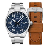 AVI-8 Spitfire Type 300 Automatic Oxford Blue Men's Watch | AV-4073-11 | Time Watch Specialists