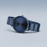 Bering Ceramic Matt Blue Women's Dress Watch | 18531-797 | Time Watch Specialists