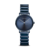 Bering Ceramic Matt Blue Women's Dress Watch | 18531-797 | Time Watch Specialists